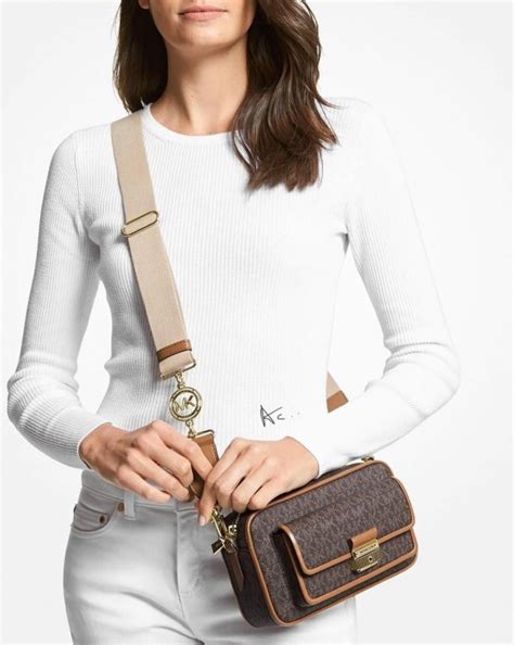 michael kors bradshaw bag green|Michael Kors bradshaw messenger bag.